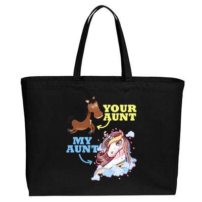 Gift For Niece Nephew From Aunt Outfit Funny Gift Cotton Canvas Jumbo Tote