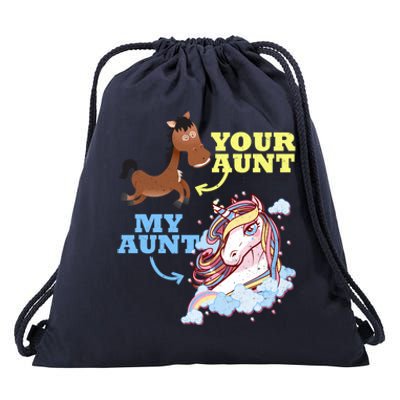 Gift For Niece Nephew From Aunt Outfit Funny Gift Drawstring Bag