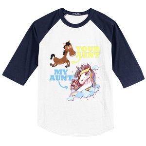 Gift For Niece Nephew From Aunt Outfit Funny Gift Baseball Sleeve Shirt