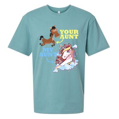 Gift For Niece Nephew From Aunt Outfit Funny Gift Sueded Cloud Jersey T-Shirt