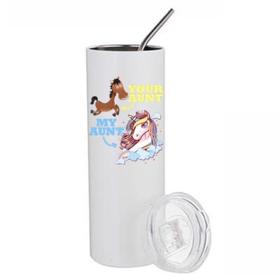 Gift For Niece Nephew From Aunt Outfit Funny Gift Stainless Steel Tumbler