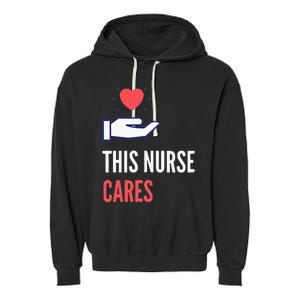 Gifts For Nurses Nurses Week Nursing School Inspiration Rn Garment-Dyed Fleece Hoodie