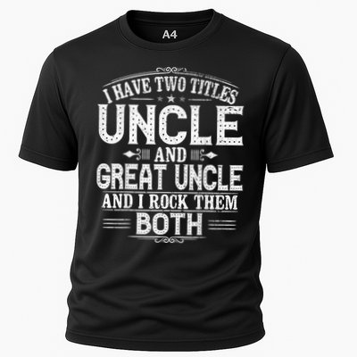 Gift for New Great Uncle - Uncles Great Uncle Performance Shirt