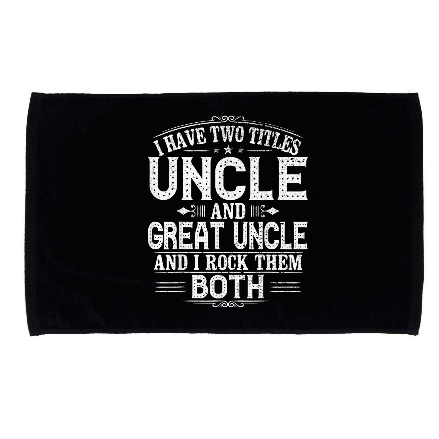 Gift for New Great Uncle - Uncles Great Uncle Microfiber Hand Towel