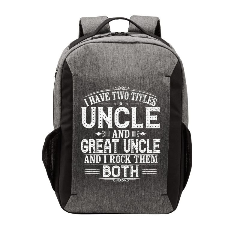 Gift for New Great Uncle - Uncles Great Uncle Vector Backpack