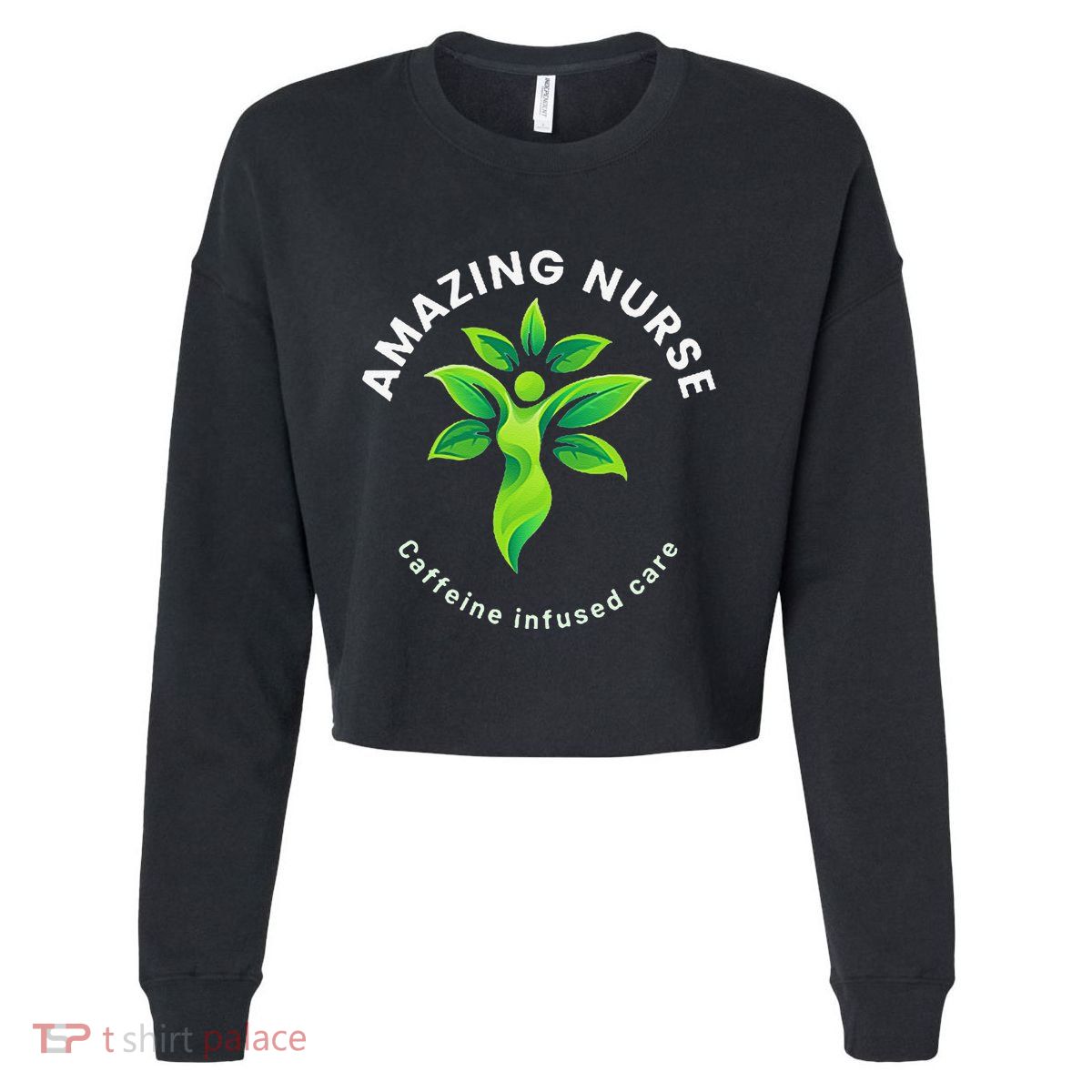 Gifts For Nurses Amazing Nurse Inspiration Nursing School Cropped Pullover Crew