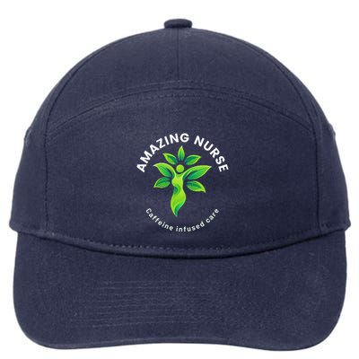 Gifts For Nurses Amazing Nurse Inspiration Nursing School 7-Panel Snapback Hat