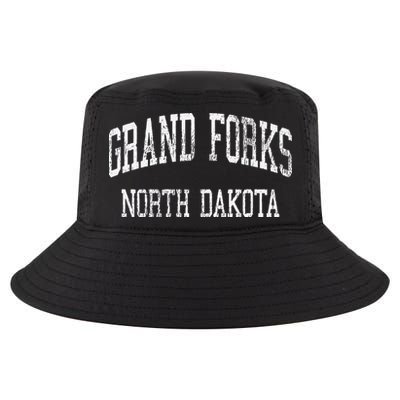 Grand Forks North Dakota Nd Vintage Athletic Sports Cool Comfort Performance Bucket Hat