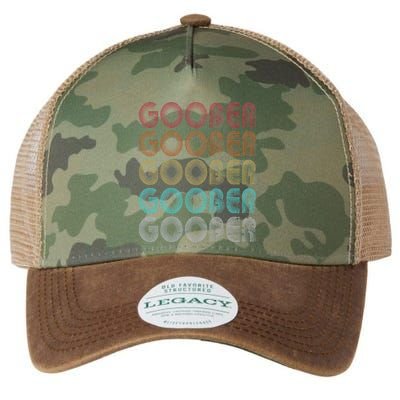 Goober Family Name I Love Goober Personalized Vintage Legacy Tie Dye Trucker Hat