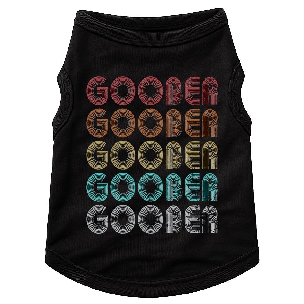 Goober Family Name I Love Goober Personalized Vintage Doggie Tank