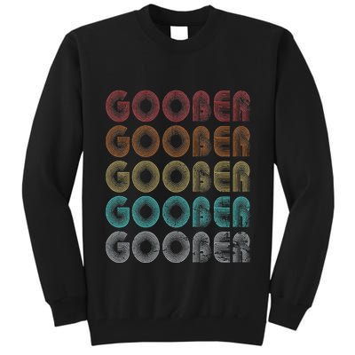 Goober Family Name I Love Goober Personalized Vintage Tall Sweatshirt
