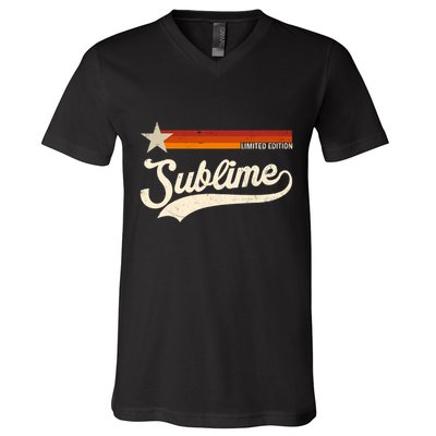 Graphic First Name Awesome Apparel Limited Edition V-Neck T-Shirt