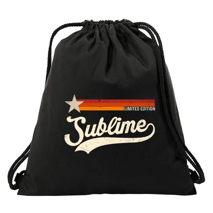 Graphic First Name Awesome Apparel Limited Edition Drawstring Bag