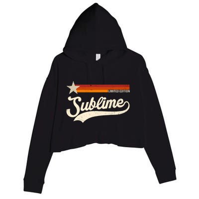 Graphic First Name Awesome Apparel Limited Edition Crop Fleece Hoodie