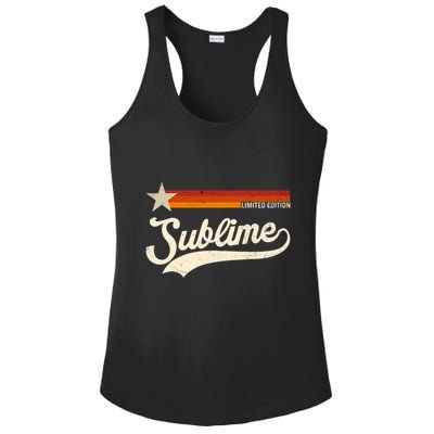 Graphic First Name Awesome Apparel Limited Edition Ladies PosiCharge Competitor Racerback Tank