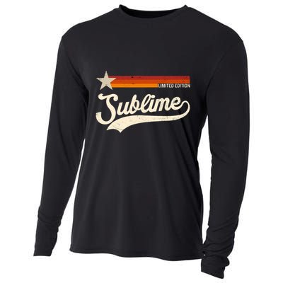 Graphic First Name Awesome Apparel Limited Edition Cooling Performance Long Sleeve Crew