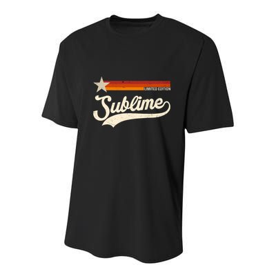 Graphic First Name Awesome Apparel Limited Edition Youth Performance Sprint T-Shirt