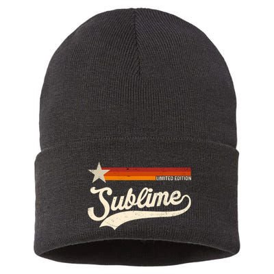 Graphic First Name Awesome Apparel Limited Edition Sustainable Knit Beanie