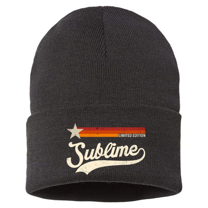 Graphic First Name Awesome Apparel Limited Edition Sustainable Knit Beanie