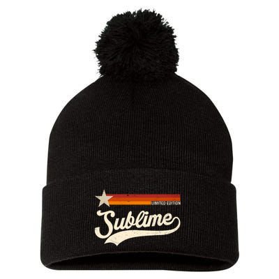 Graphic First Name Awesome Apparel Limited Edition Pom Pom 12in Knit Beanie