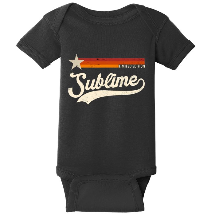 Graphic First Name Awesome Apparel Limited Edition Baby Bodysuit
