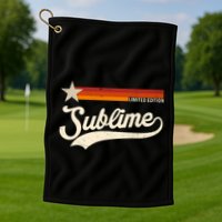Graphic First Name Awesome Apparel Limited Edition Golf Towel
