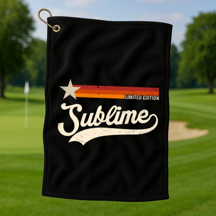 Graphic First Name Awesome Apparel Limited Edition Golf Towel