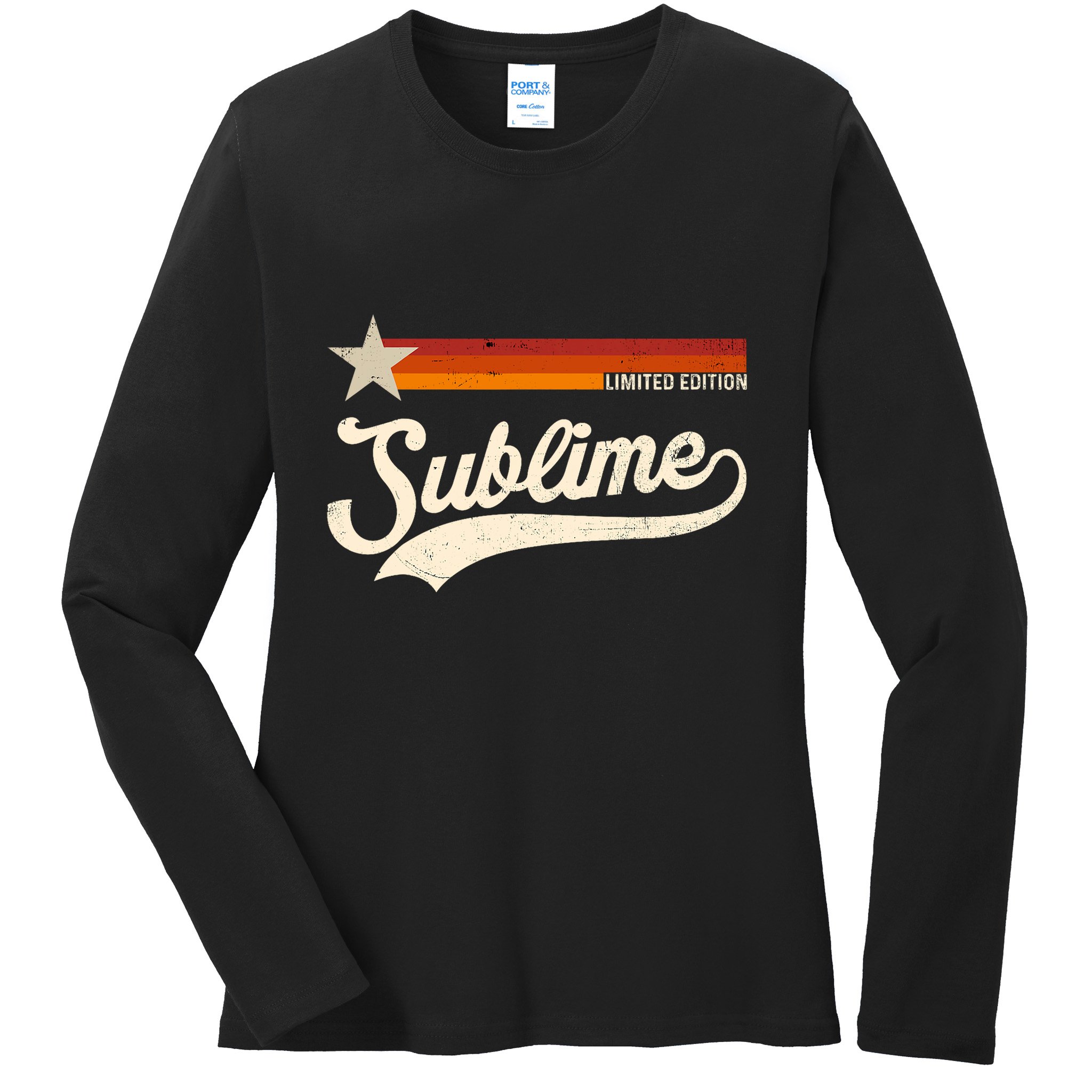 Graphic First Name Awesome Apparel Limited Edition Ladies Long Sleeve Shirt