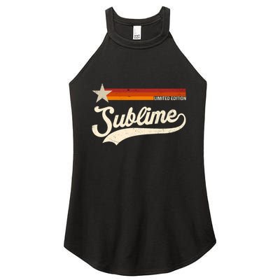 Graphic First Name Awesome Apparel Limited Edition Women's Perfect Tri Rocker Tank