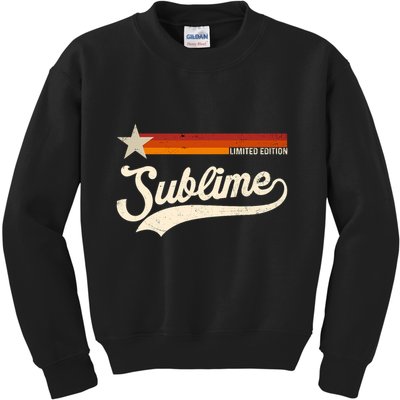 Graphic First Name Awesome Apparel Limited Edition Kids Sweatshirt
