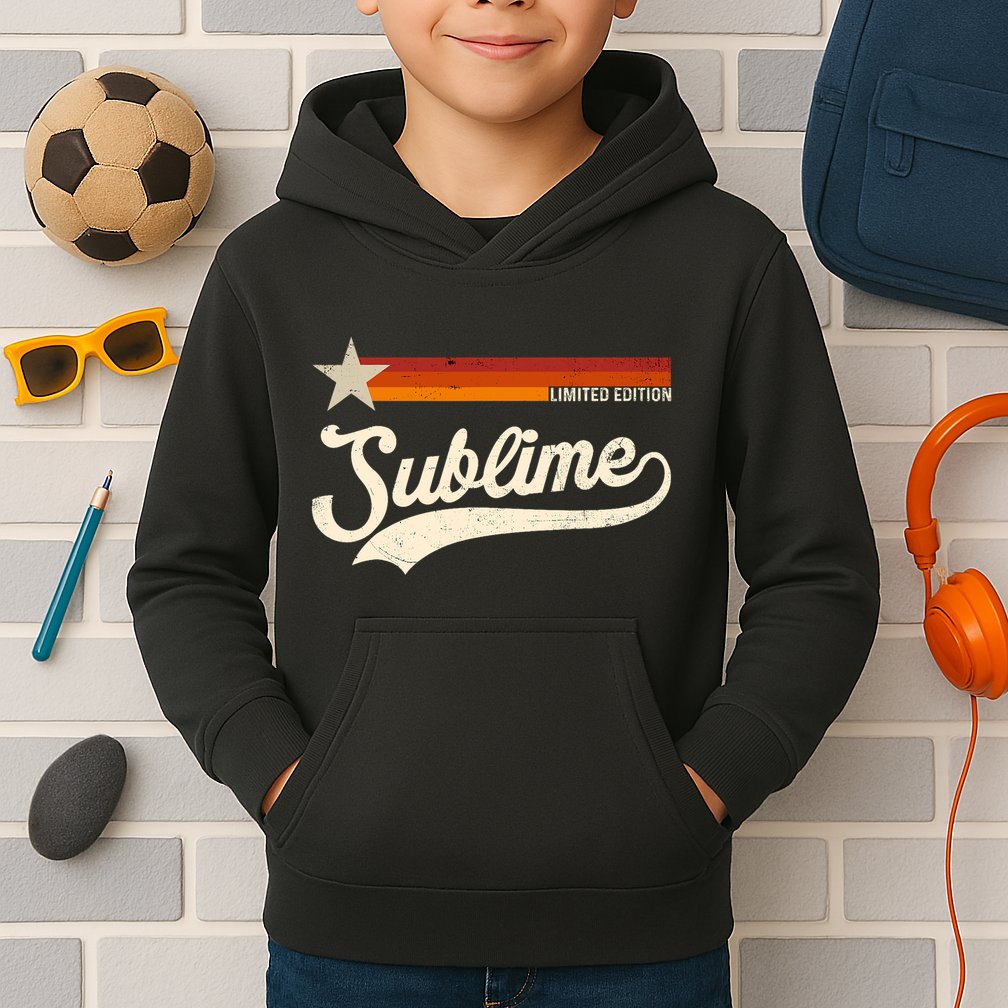 Graphic First Name Awesome Apparel Limited Edition Kids Hoodie