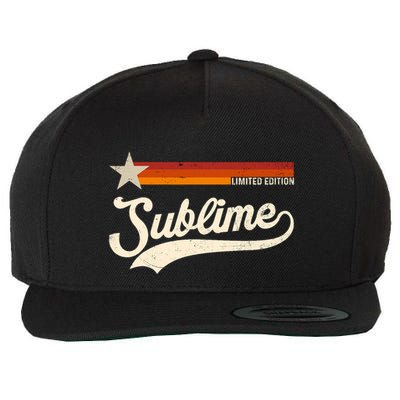 Graphic First Name Awesome Apparel Limited Edition Wool Snapback Cap
