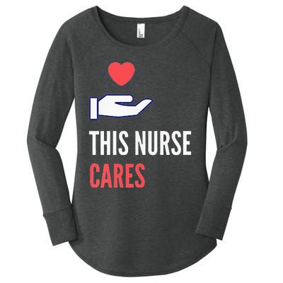 Gifts For Nurses Nurses Week Nursing School Inspiration Rn Women's Perfect Tri Tunic Long Sleeve Shirt