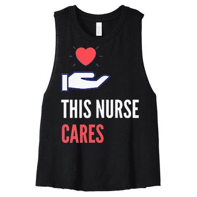 Gifts For Nurses Nurses Week Nursing School Inspiration Rn Women's Racerback Cropped Tank