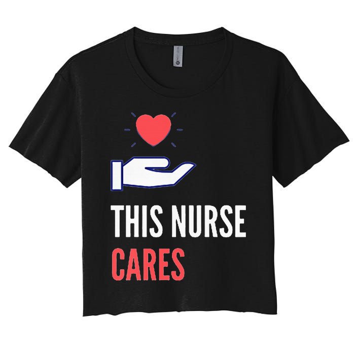 Gifts For Nurses Nurses Week Nursing School Inspiration Rn Women's Crop Top Tee