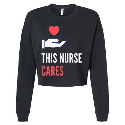 Gifts For Nurses Nurses Week Nursing School Inspiration Rn Cropped Pullover Crew