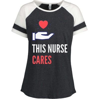 Gifts For Nurses Nurses Week Nursing School Inspiration Rn Enza Ladies Jersey Colorblock Tee