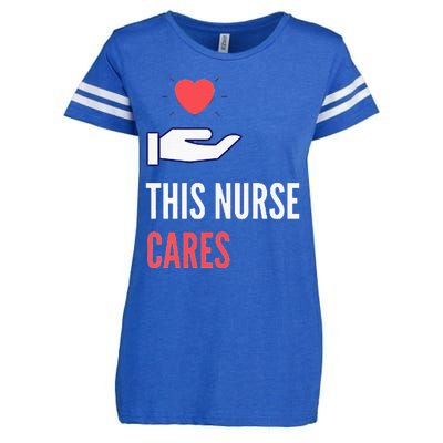 Gifts For Nurses Nurses Week Nursing School Inspiration Rn Enza Ladies Jersey Football T-Shirt