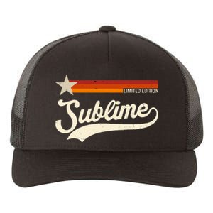 Graphic First Name S.U.B.L.I.M.E Awesome Apparel Limited Edition Yupoong Adult 5-Panel Trucker Hat