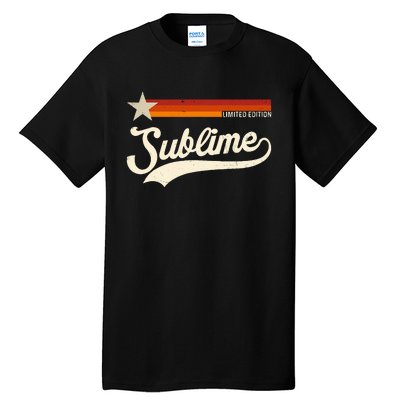 Graphic First Name S.U.B.L.I.M.E Awesome Apparel Limited Edition Tall T-Shirt