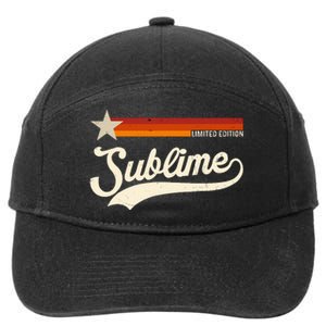 Graphic First Name S.U.B.L.I.M.E Awesome Apparel Limited Edition 7-Panel Snapback Hat