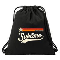 Graphic First Name S.U.B.L.I.M.E Awesome Apparel Limited Edition Drawstring Bag