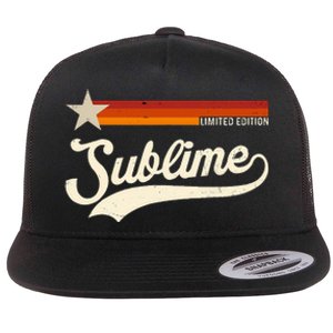 Graphic First Name S.U.B.L.I.M.E Awesome Apparel Limited Edition Flat Bill Trucker Hat