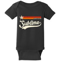 Graphic First Name S.U.B.L.I.M.E Awesome Apparel Limited Edition Baby Bodysuit