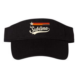 Graphic First Name S.U.B.L.I.M.E Awesome Apparel Limited Edition Valucap Bio-Washed Visor