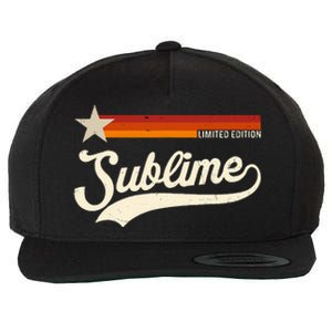 Graphic First Name S.U.B.L.I.M.E Awesome Apparel Limited Edition Wool Snapback Cap