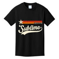 Graphic First Name S.U.B.L.I.M.E Awesome Apparel Limited Edition Kids T-Shirt