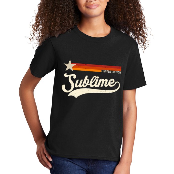 Graphic First Name S.U.B.L.I.M.E Awesome Apparel Limited Edition Kids T-Shirt