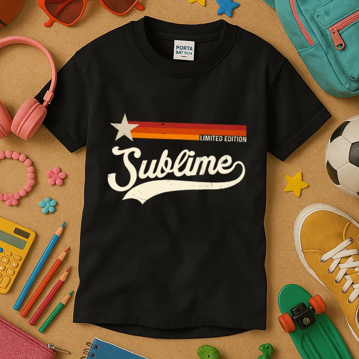 Graphic First Name S.U.B.L.I.M.E Awesome Apparel Limited Edition Kids T-Shirt