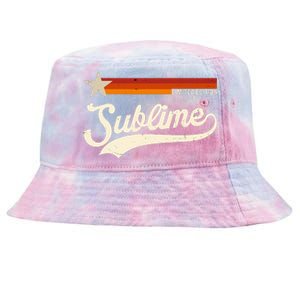 Graphic First Name S.U.B.L.I.M.E Awesome Apparel Limited Edition Tie-Dyed Bucket Hat